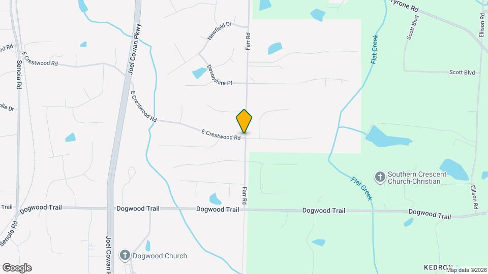 347 E Crestwood Rd Map and Location Details