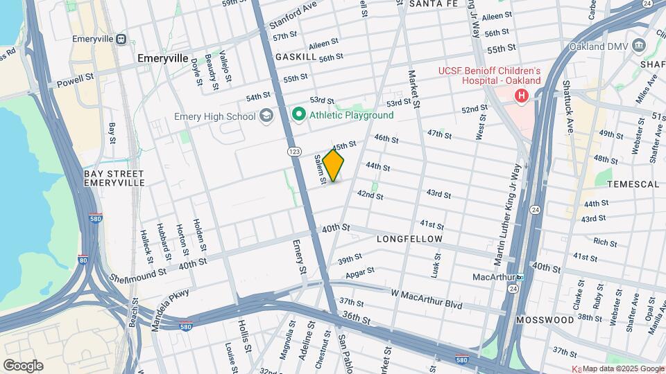 1049 43rd St Map and Location Details