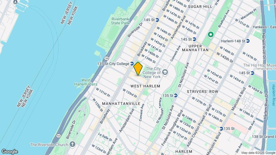 518 W 136th St Mapa y Detalles de la Ubicación