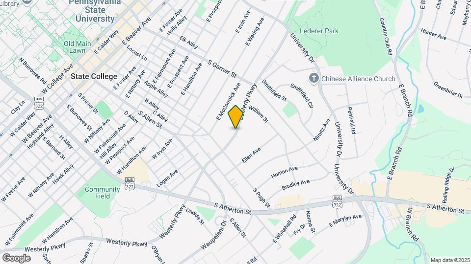 243 Easterly Pkwy Map and Location Details