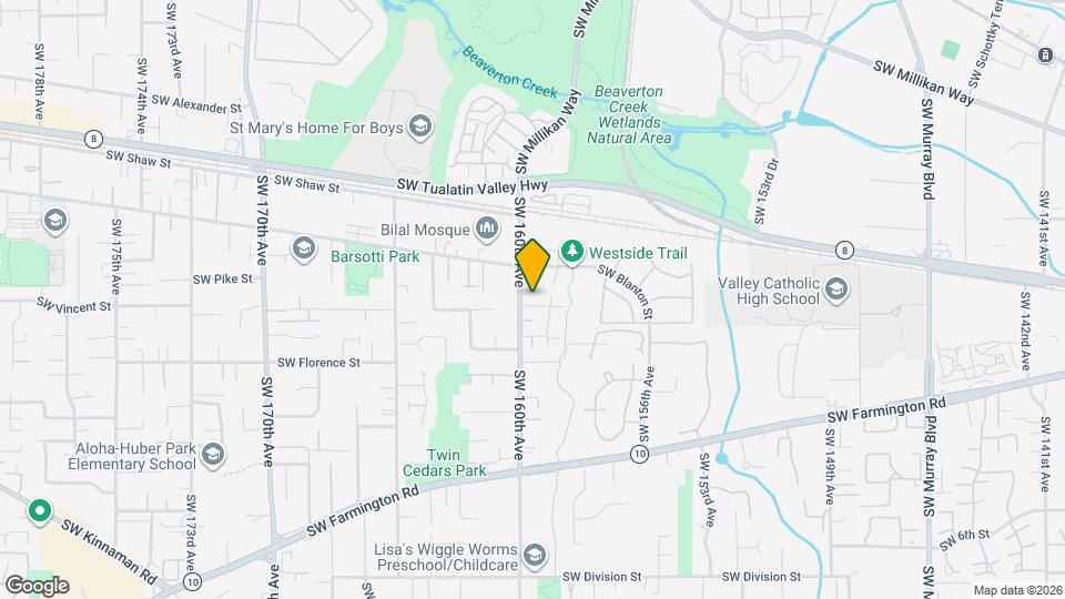 15979 SW Roth Dr Map and Location Details