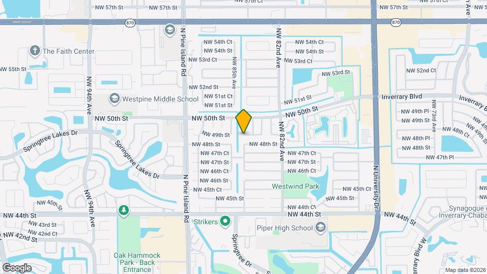 8400 NW 49th St Map and Location Details