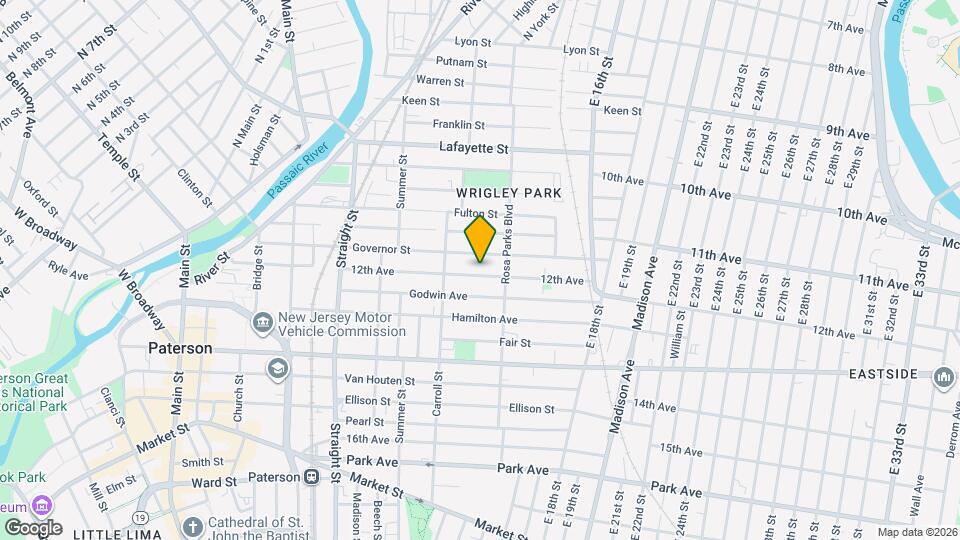 121 12th Ave, Unit 1 Map and Location Details