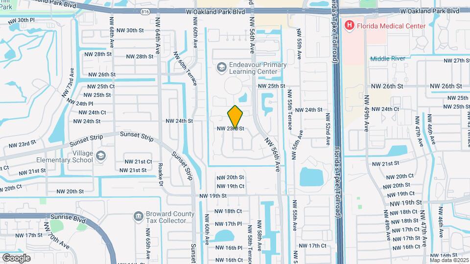 5840 NW 23rd St Map and Location Details