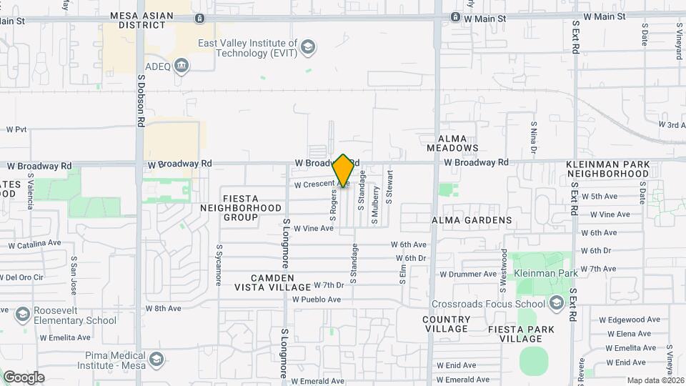 452 S Johnson Map and Location Details