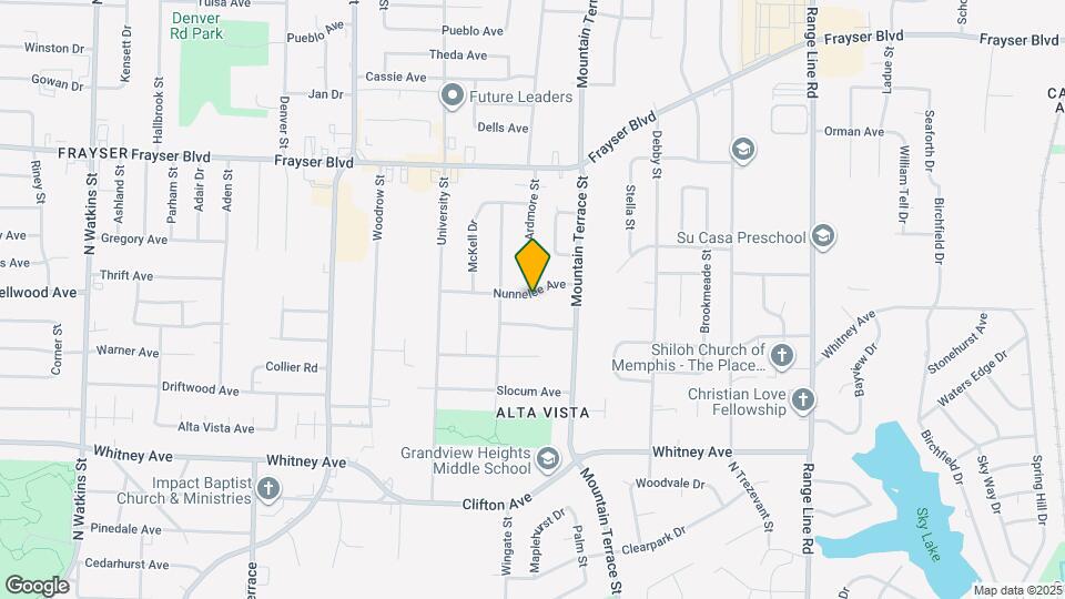 2313 Nunnelee Ave Map and Location Details