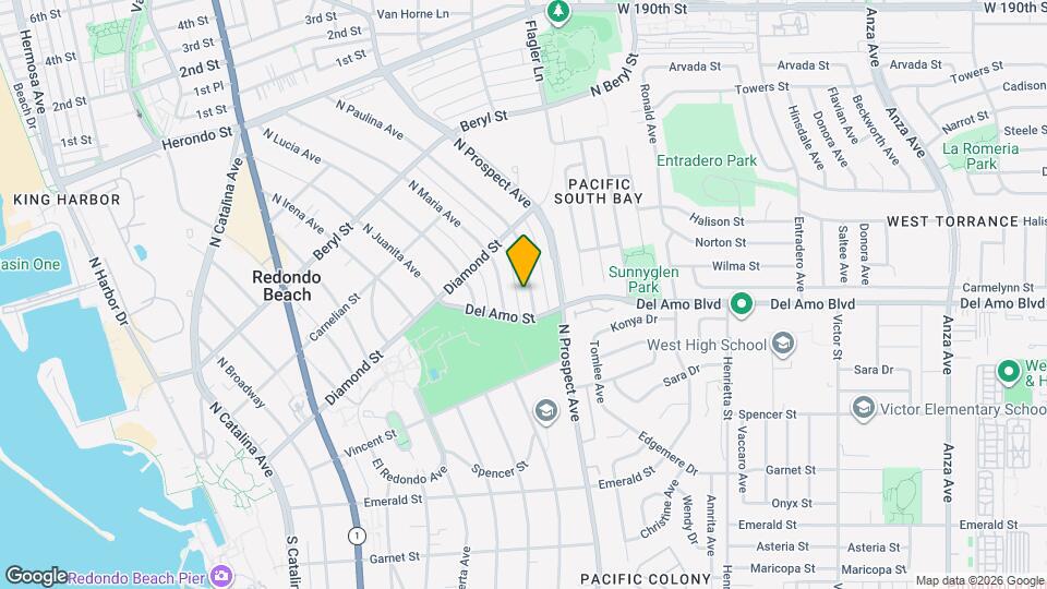 413 N Paulina Ave Map and Location Details