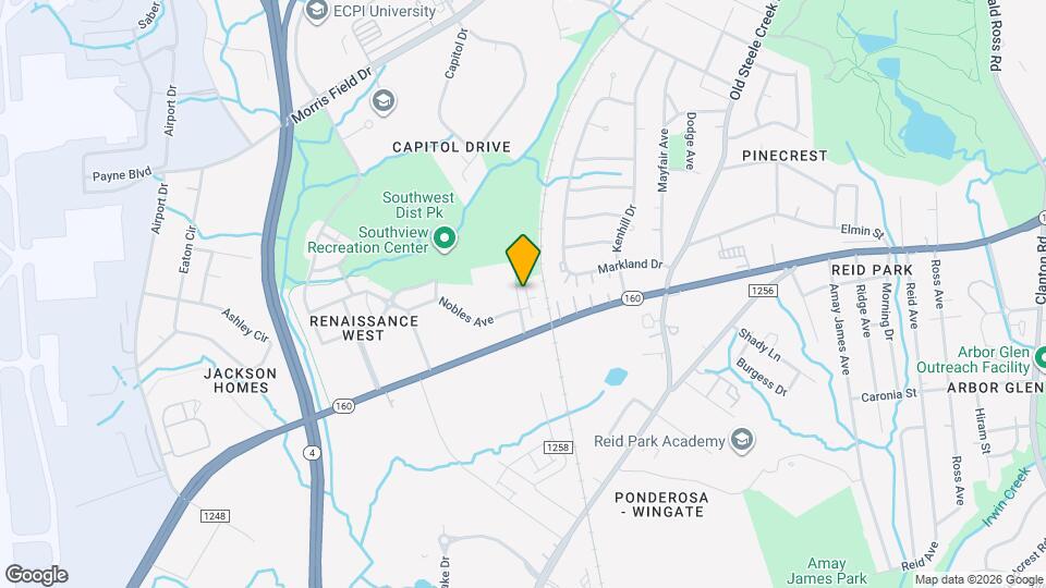 3409 Holabird Ln Map and Location Details