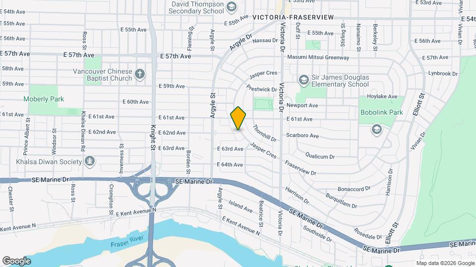 10XX E 62nd Ave Map and Location Details