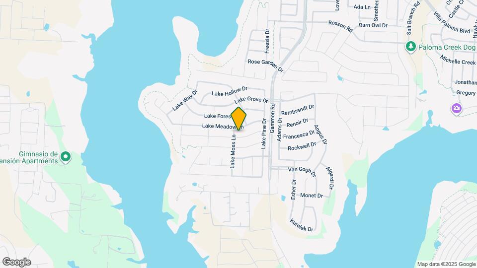 1005 Lake Woodland Dr Map and Location Details