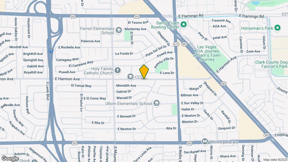 4793 E Harmon Ave Map and Location Details