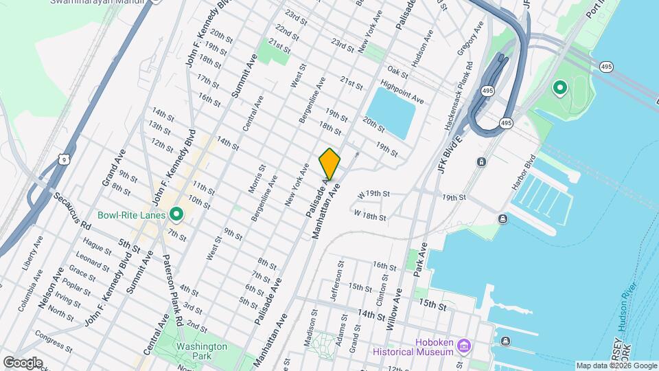 1410 Palisade Ave Map and Location Details