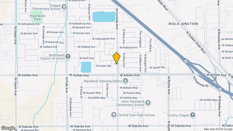 4109 N Cornelia Ave Map and Location Details