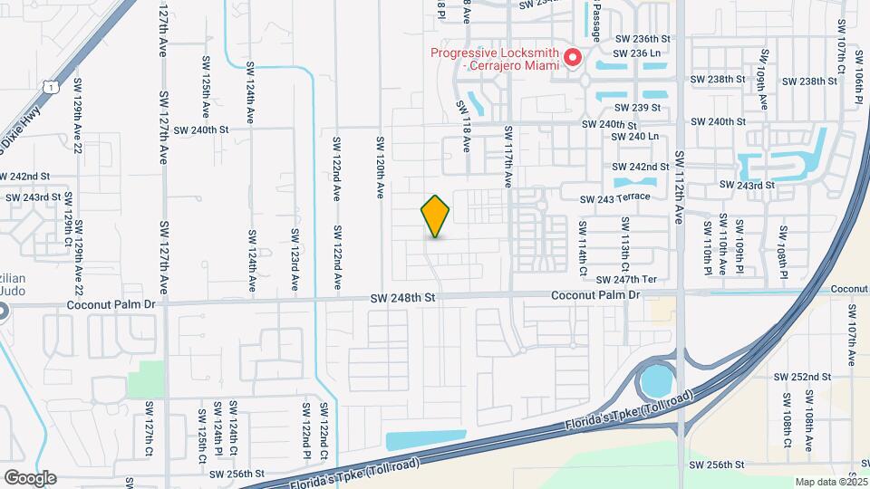 11872 SW 245th Ter Mapa y Detalles de la Ubicación