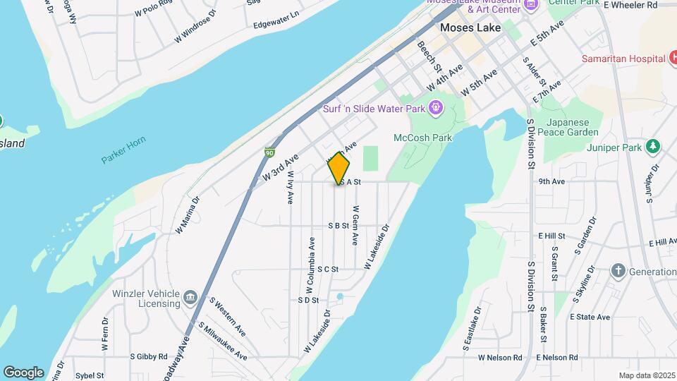 1007.5 W Cascade Ave Map and Location Details