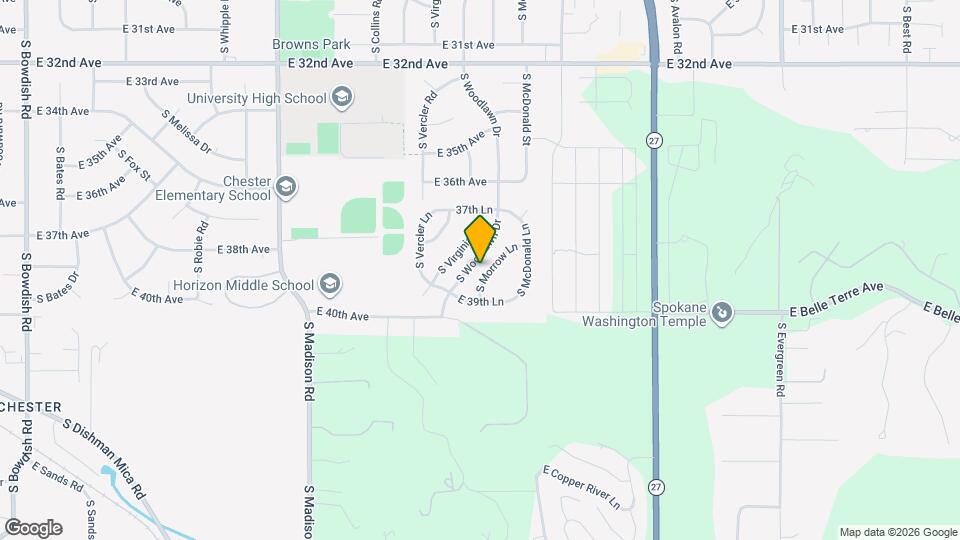3820 S Morrow Ln Map and Location Details
