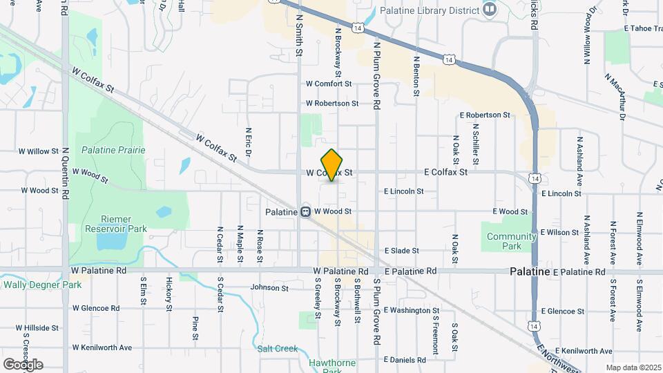 206 N Brockway St Map and Location Details