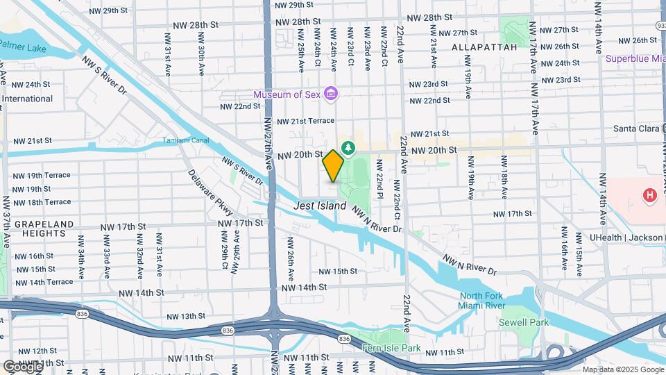 1860 NW 24th Ave Map and Location Details