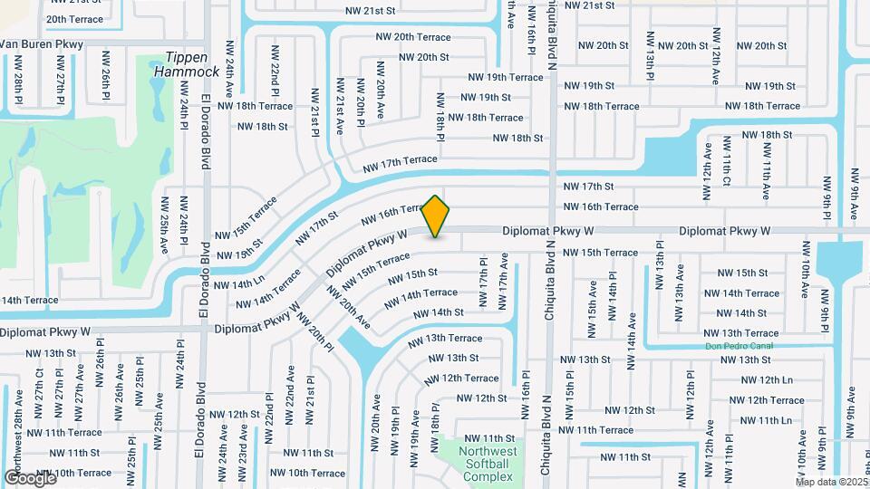 1817 NW 15th Terrace Map and Location Details