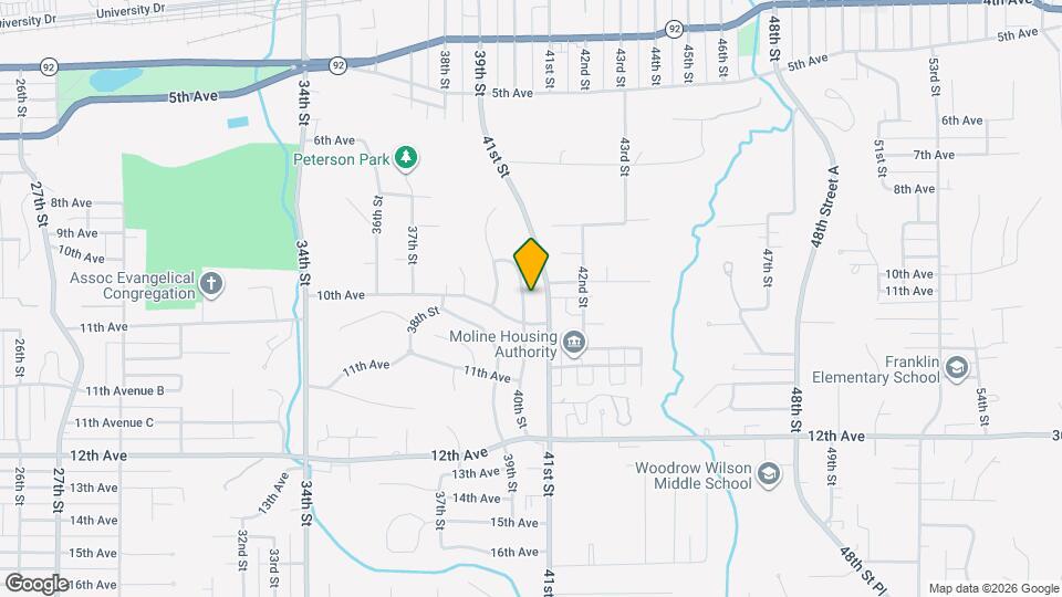 968 40th St Map and Location Details