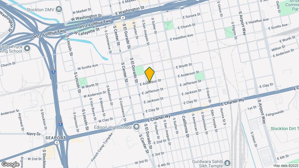204 E Anderson St Map and Location Details