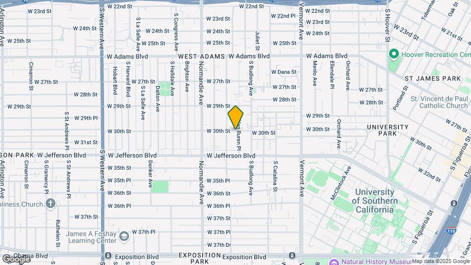 3001 Van Buren Pl Map and Location Details