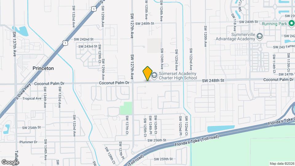 12450 SW 248th St Map and Location Details