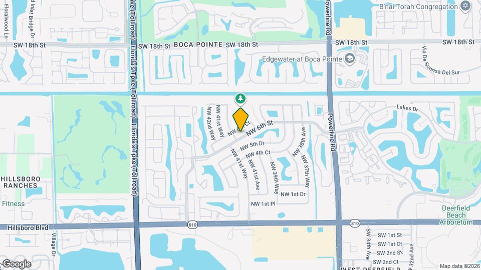 4173 NW 6th St Map and Location Details