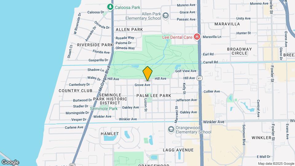 1603 Grove Ave Map and Location Details