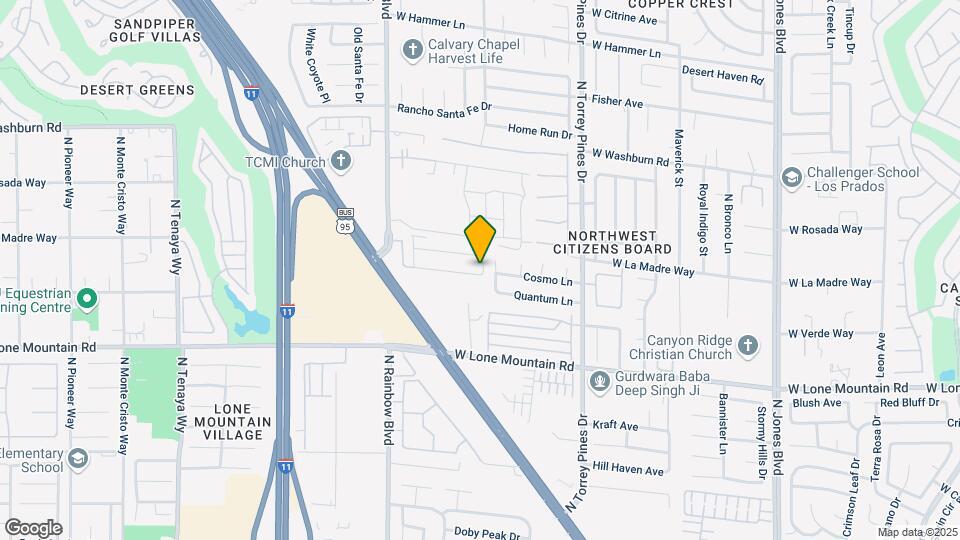 6458 Blue Ember Ave Map and Location Details