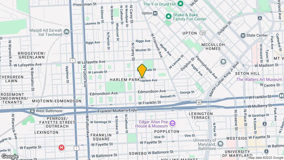 700 N Carrollton Ave Map and Location Details