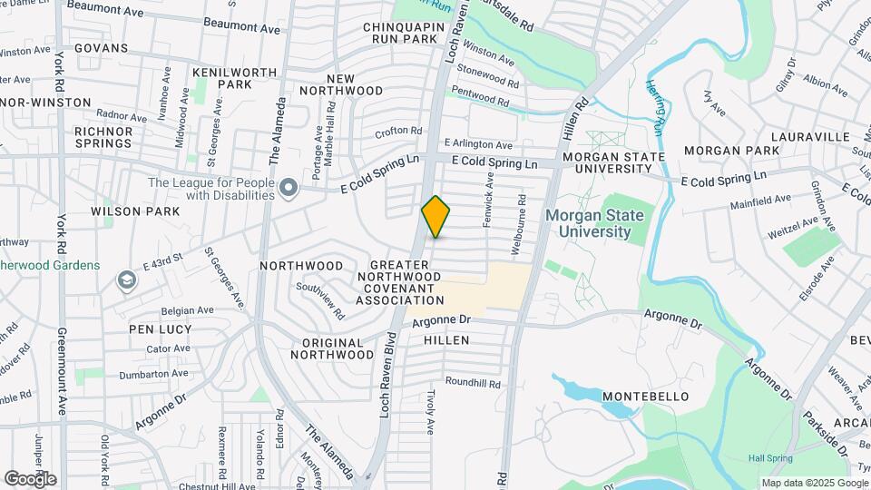 1500 Lochwood Rd Map and Location Details