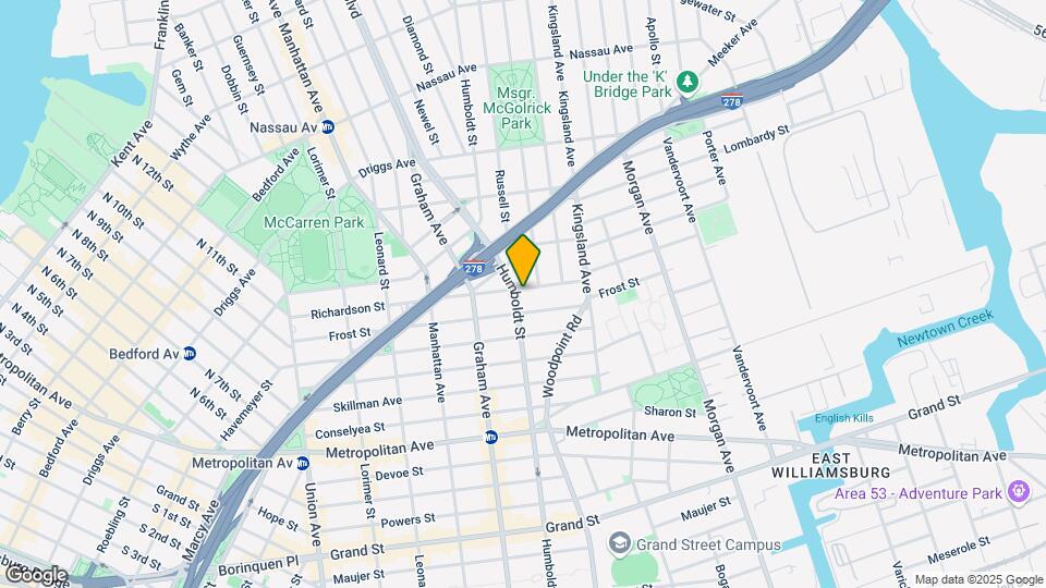 484 Humboldt St Mapa y Detalles de la Ubicación
