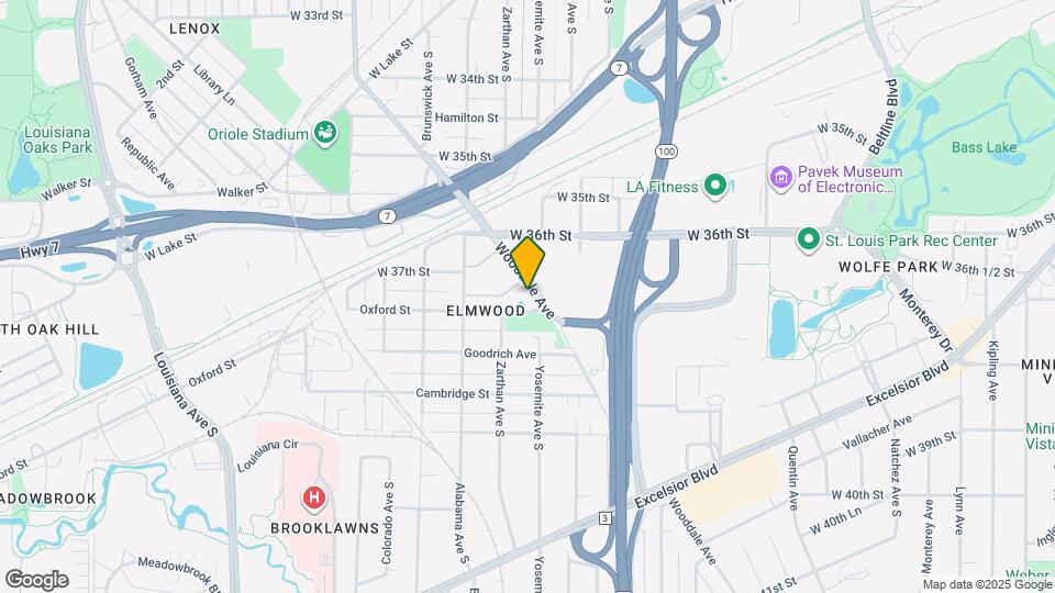 3712 Wooddale Ave S Map and Location Details