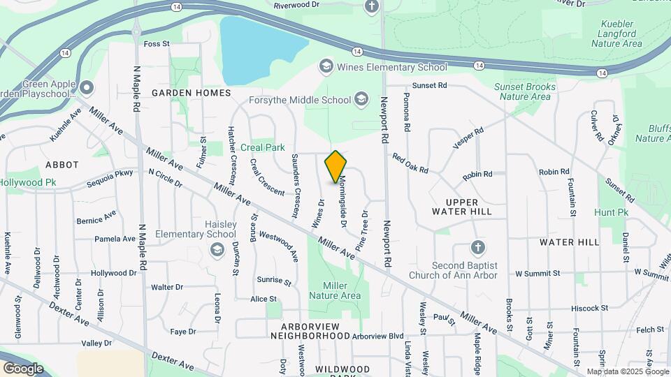1217 Morningside Dr Mapa y Detalles de la Ubicación