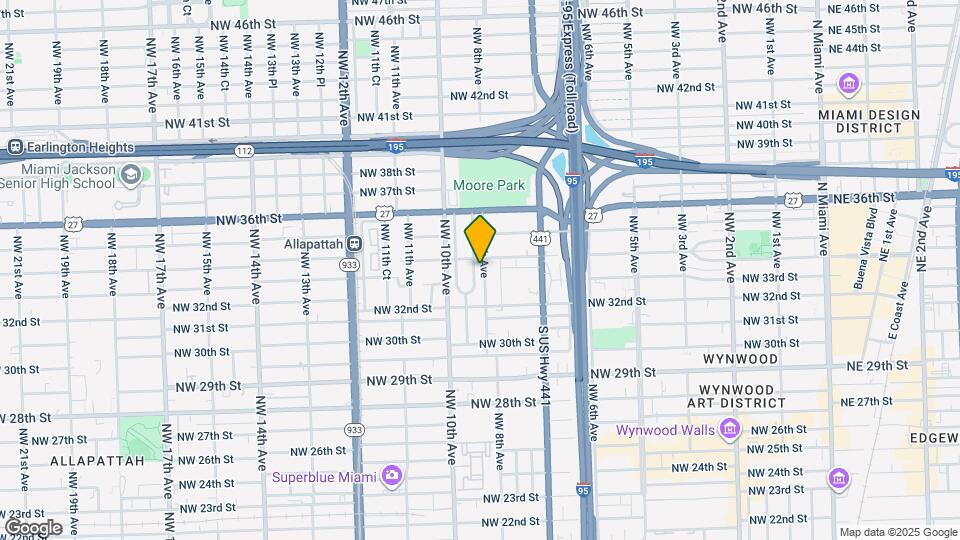 3314 NW 8th Ave Map and Location Details