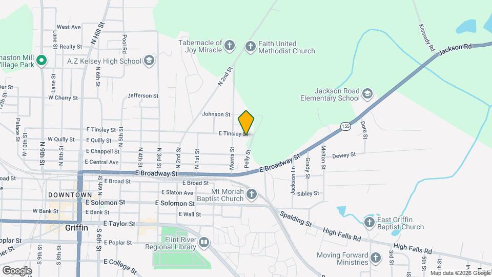 812 E Tinsley St Map and Location Details