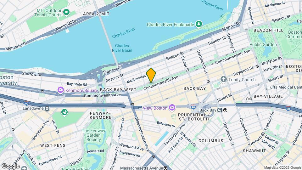 292 Commonwealth Ave, Unit 205 Mapa y Detalles de la Ubicación