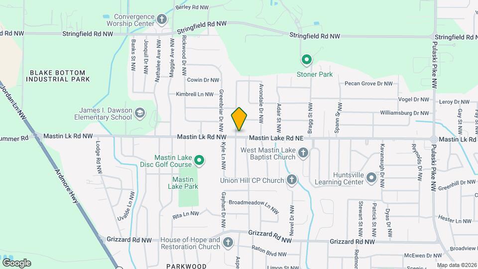 4910 Mastin Lk Rd NW Map and Location Details