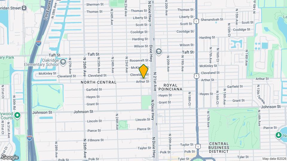 2131 Arthur St Map and Location Details