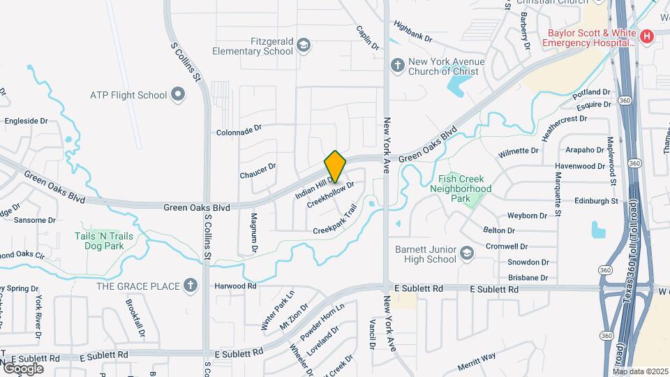 5622 Creekhollow Dr Map and Location Details