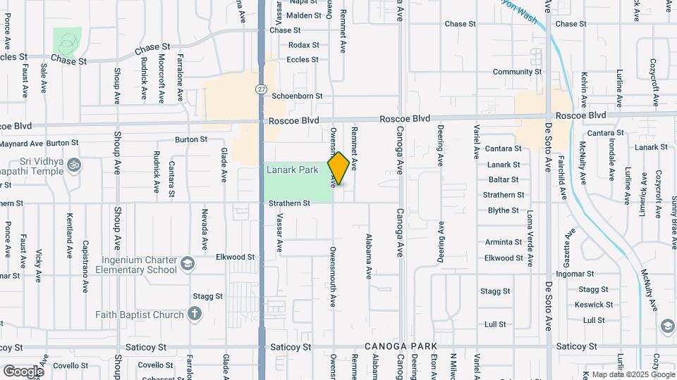 8024 Owensmouth Ave, Unit 7 Map and Location Details