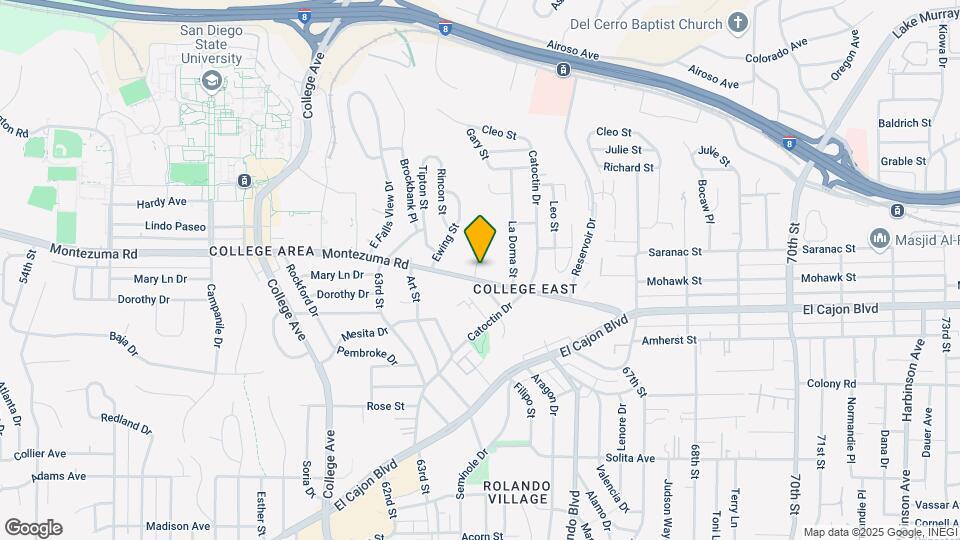 6470 Montezuma Rd Map and Location Details
