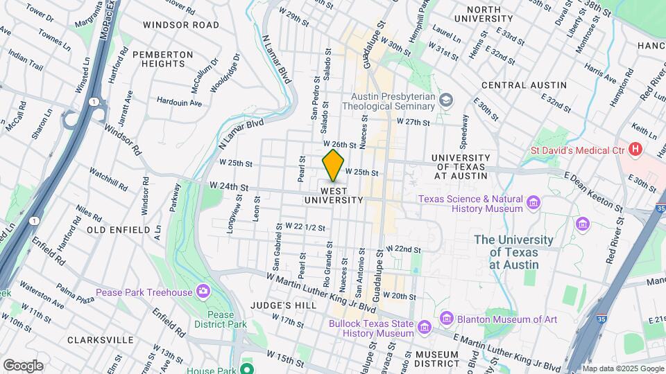 2406 Rio Grande St Map and Location Details