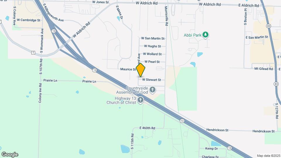 919-921 W Stewart St Map and Location Details