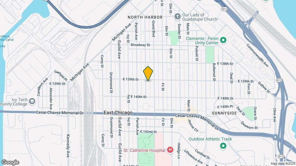 3907 Hemlock St Map and Location Details