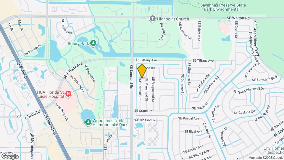 1649 SE Lorraine St Mapa y Detalles de la Ubicación