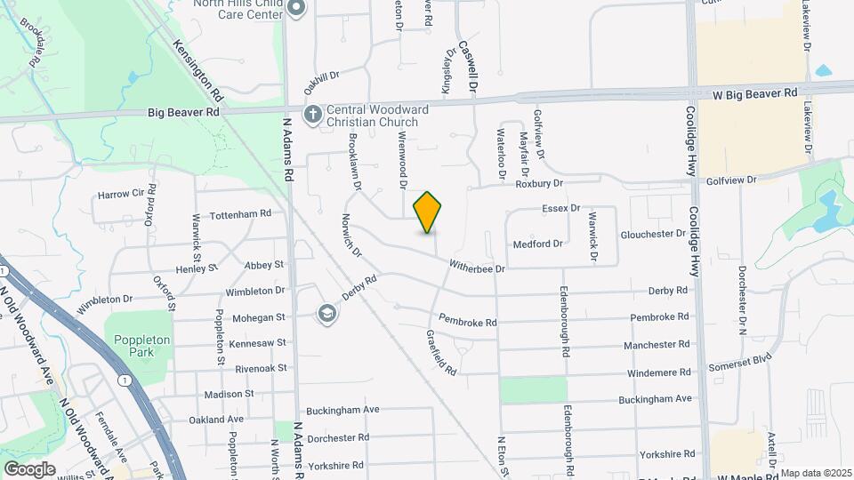 881 Brooklawn Dr Map and Location Details