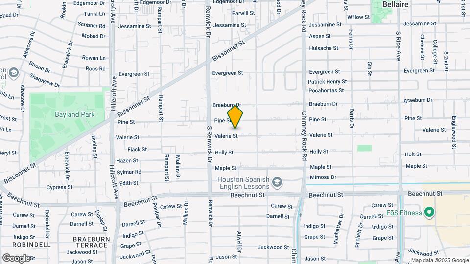 5410 Valerie St Map and Location Details