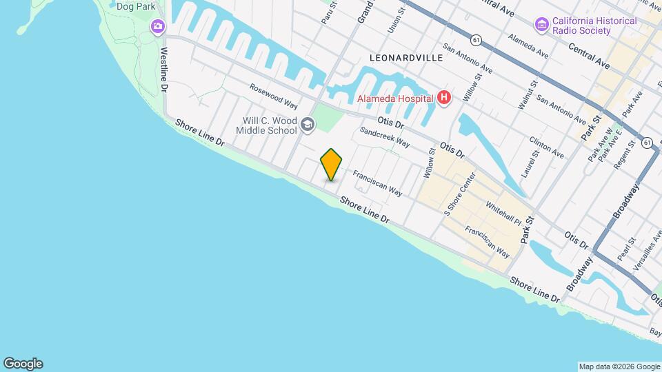 1825 Shore Line Dr Map and Location Details